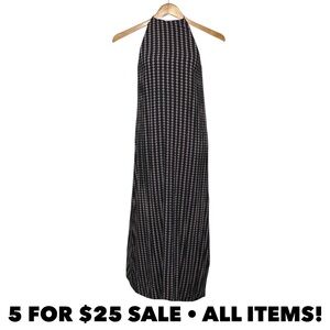 Sis Sis Printed Maxi Halter Dress